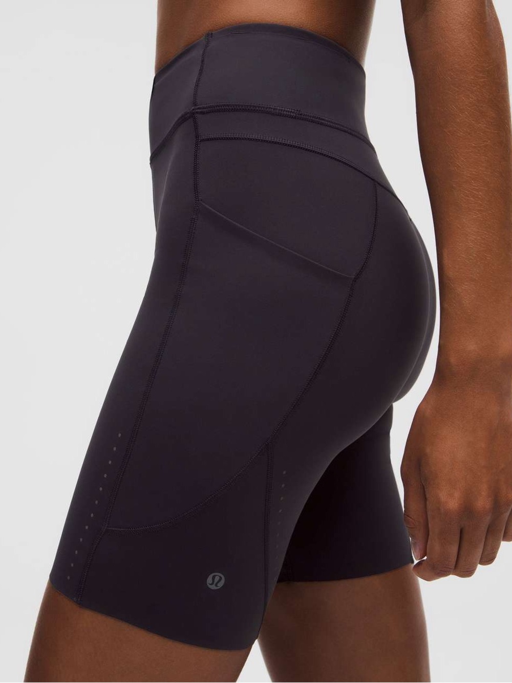 Lululemon Fast and Free Short 8" Light *Special Edition Size 10 Black